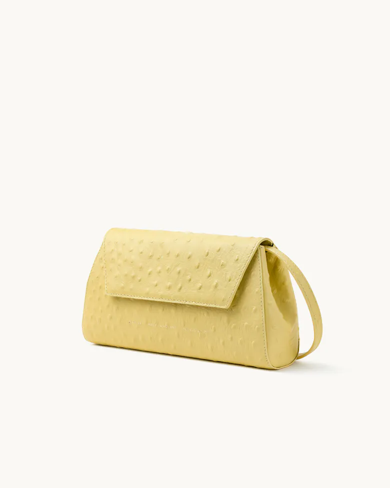 Small Envelope Clutch Milky Amber