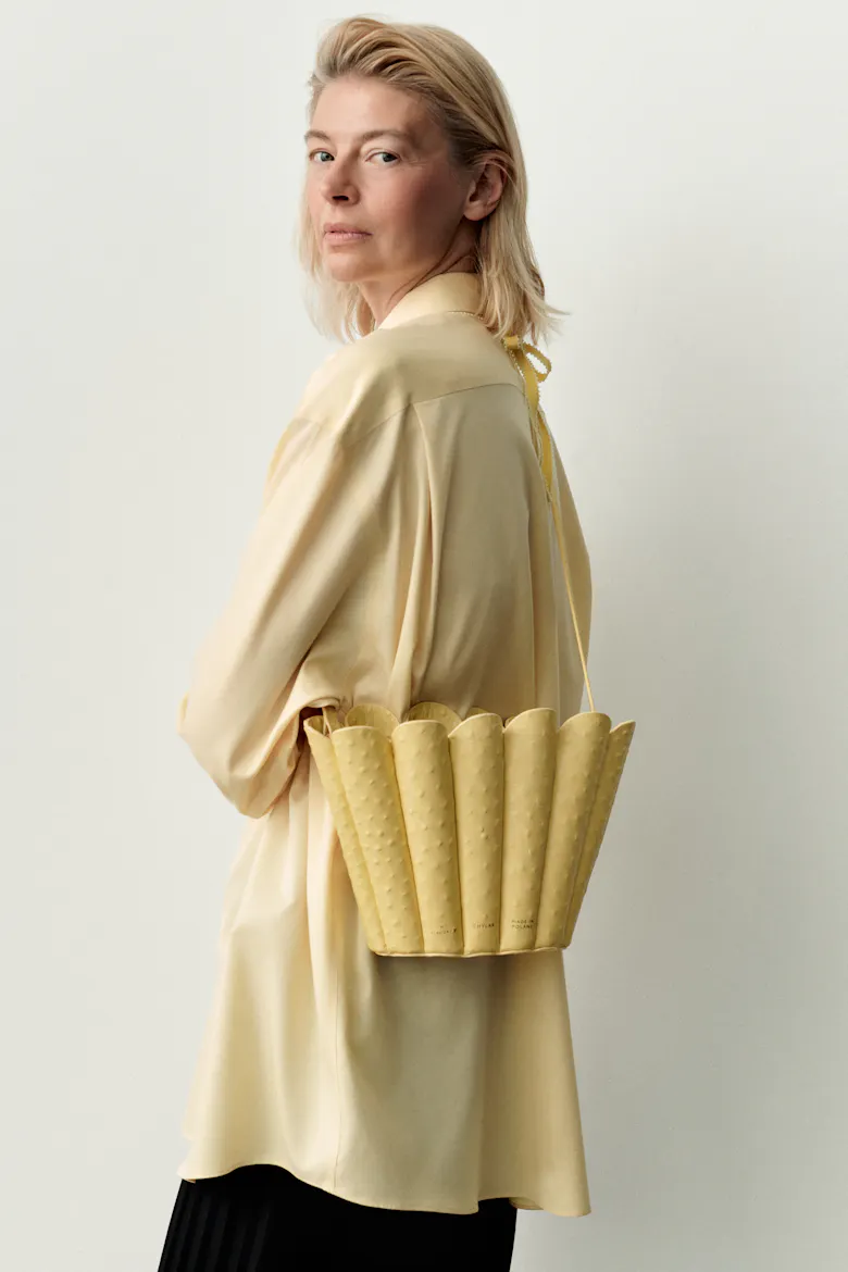 Small Shell Bag Milky Amber