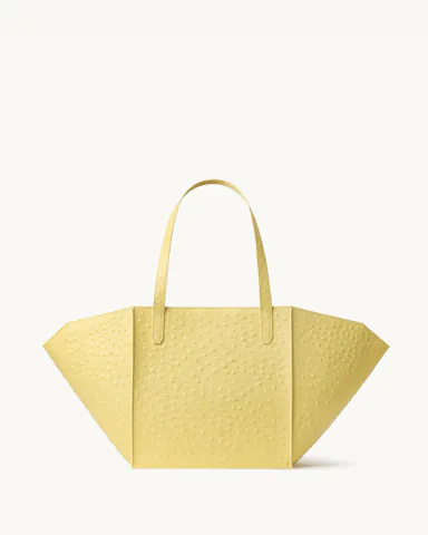 Structural Tote Bag Milky Amber