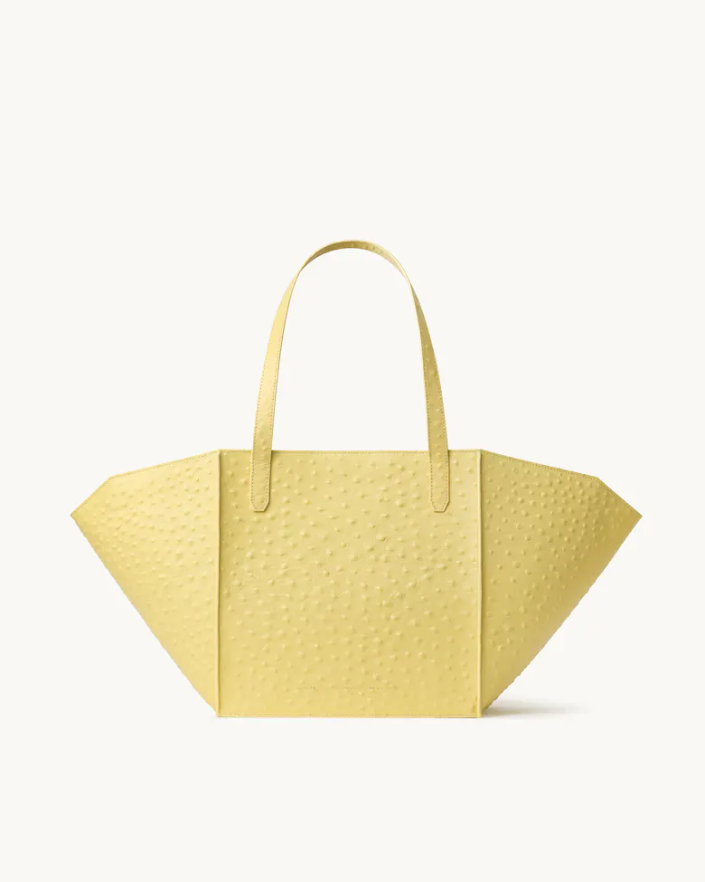 Structural Tote Bag Milky Amber
