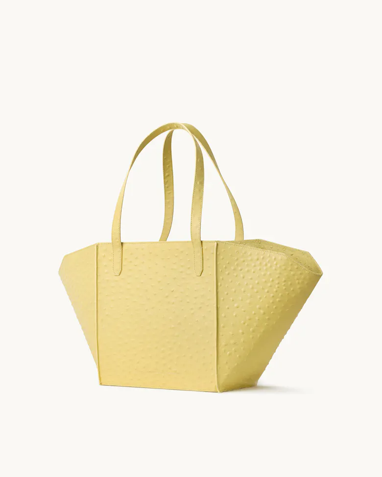 Structural Tote Bag Milky Amber