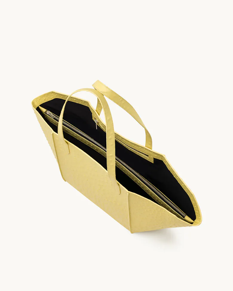Structural Tote Bag Milky Amber