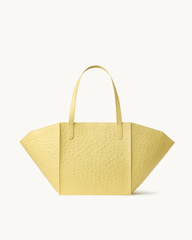 Structural Tote Bag Milky Amber