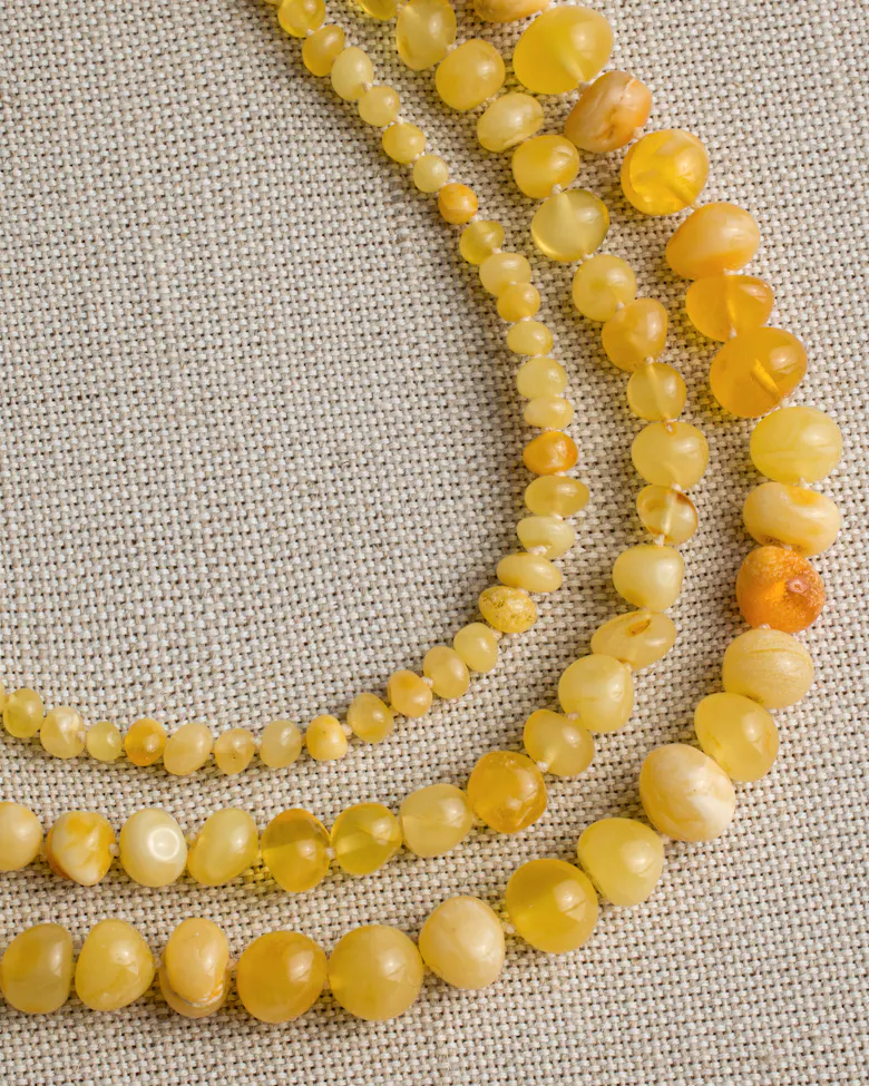 Triple Amber Necklace 