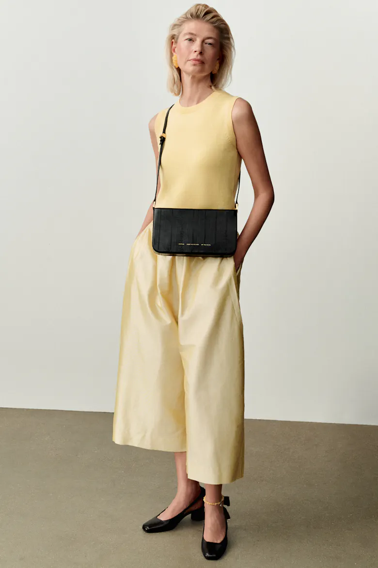 Underarm Bag “black eel”