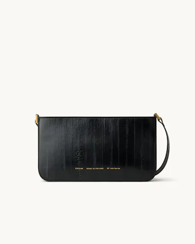 Underarm Bag “black eel”