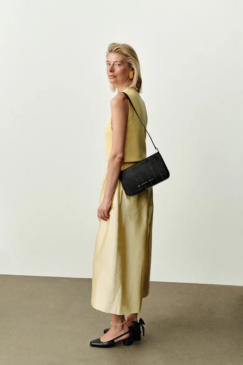 Underarm Bag “black eel”