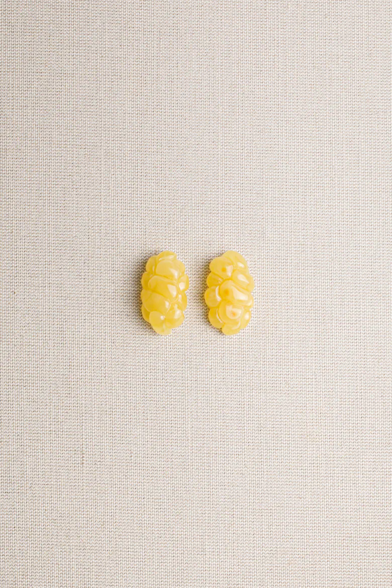 Amber “Chałka” Earrings