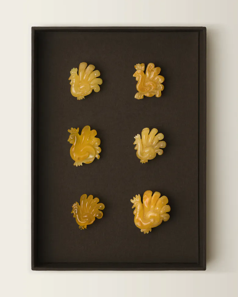 Amber “Kogut” Brooch