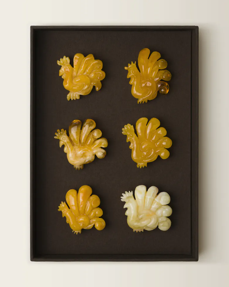 Big Amber “Kogut” Brooch