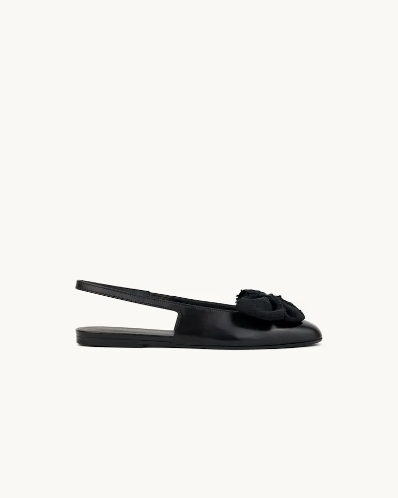 Slingback Flat with Bow