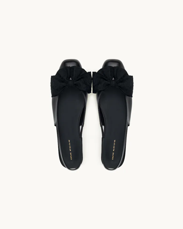 Slingback Flat with Bow