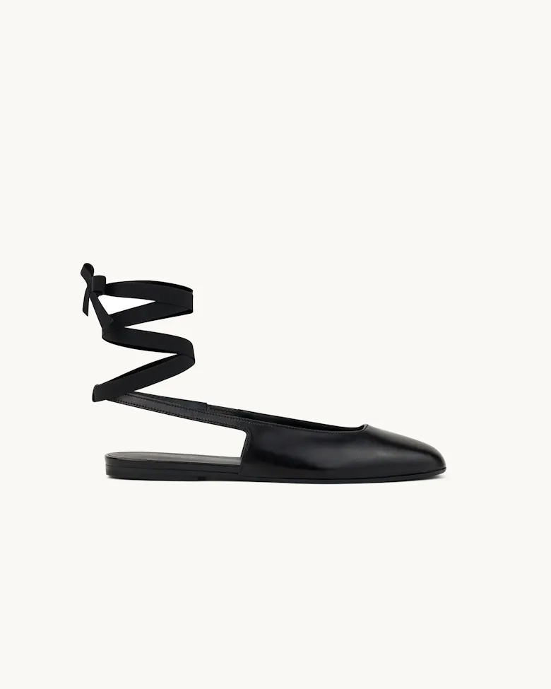 Slingback Flat with Ribbon