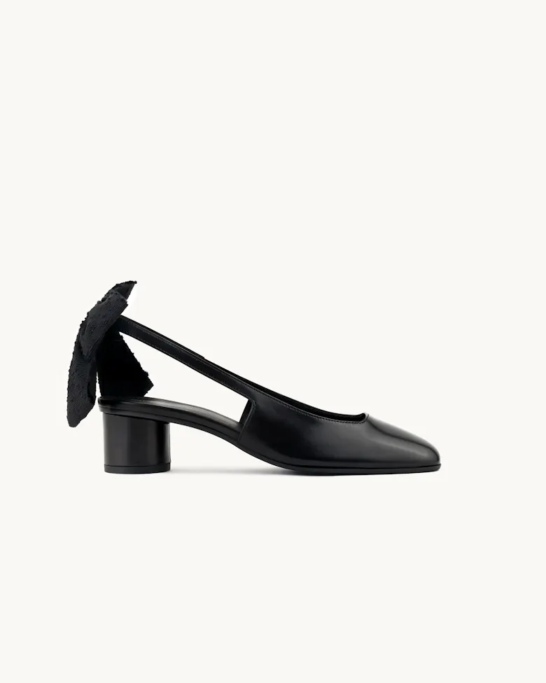 Slingback Heel with Bow