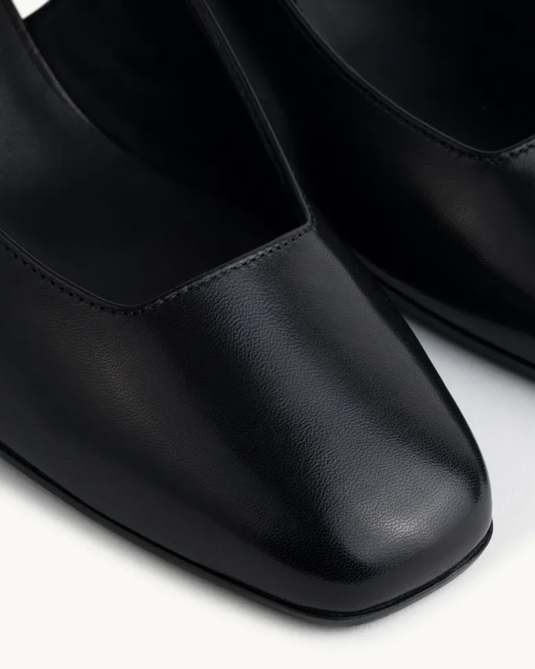 Slingback Heel with Bow