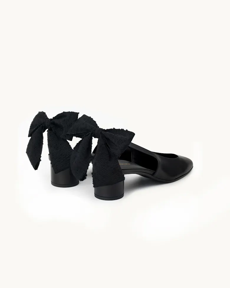 Slingback Heel with Bow