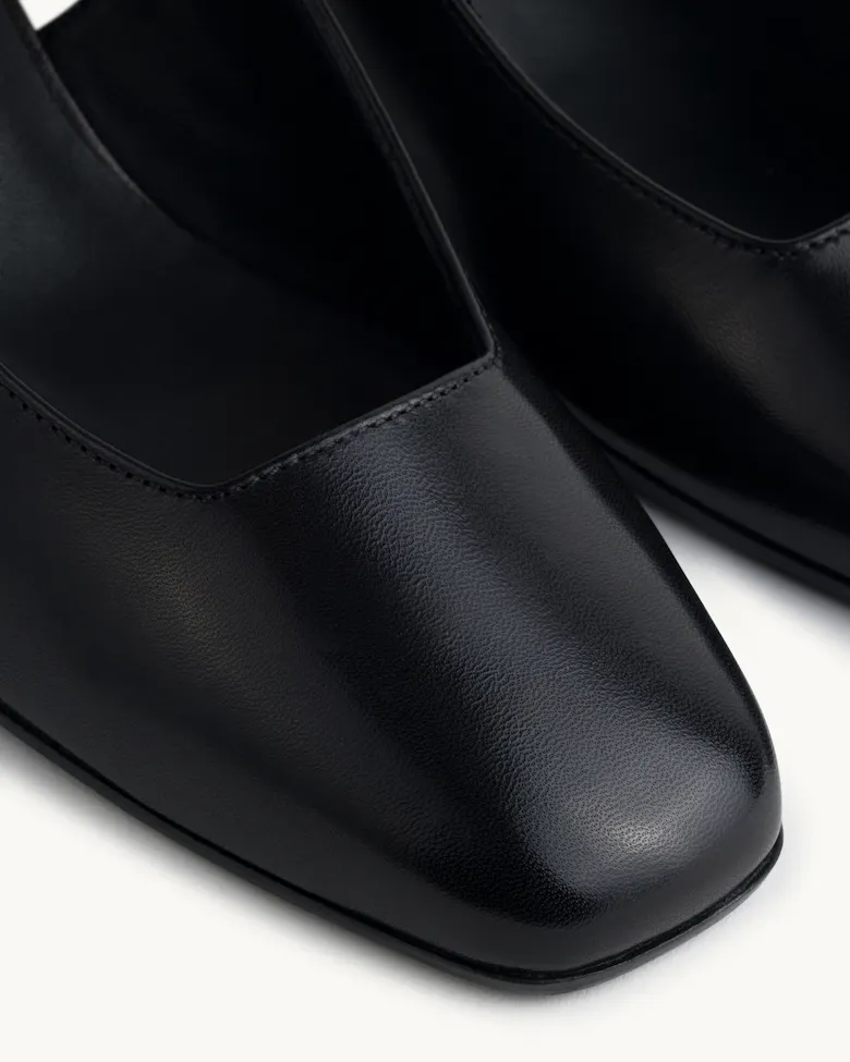 Slingback Heel with Ribbon