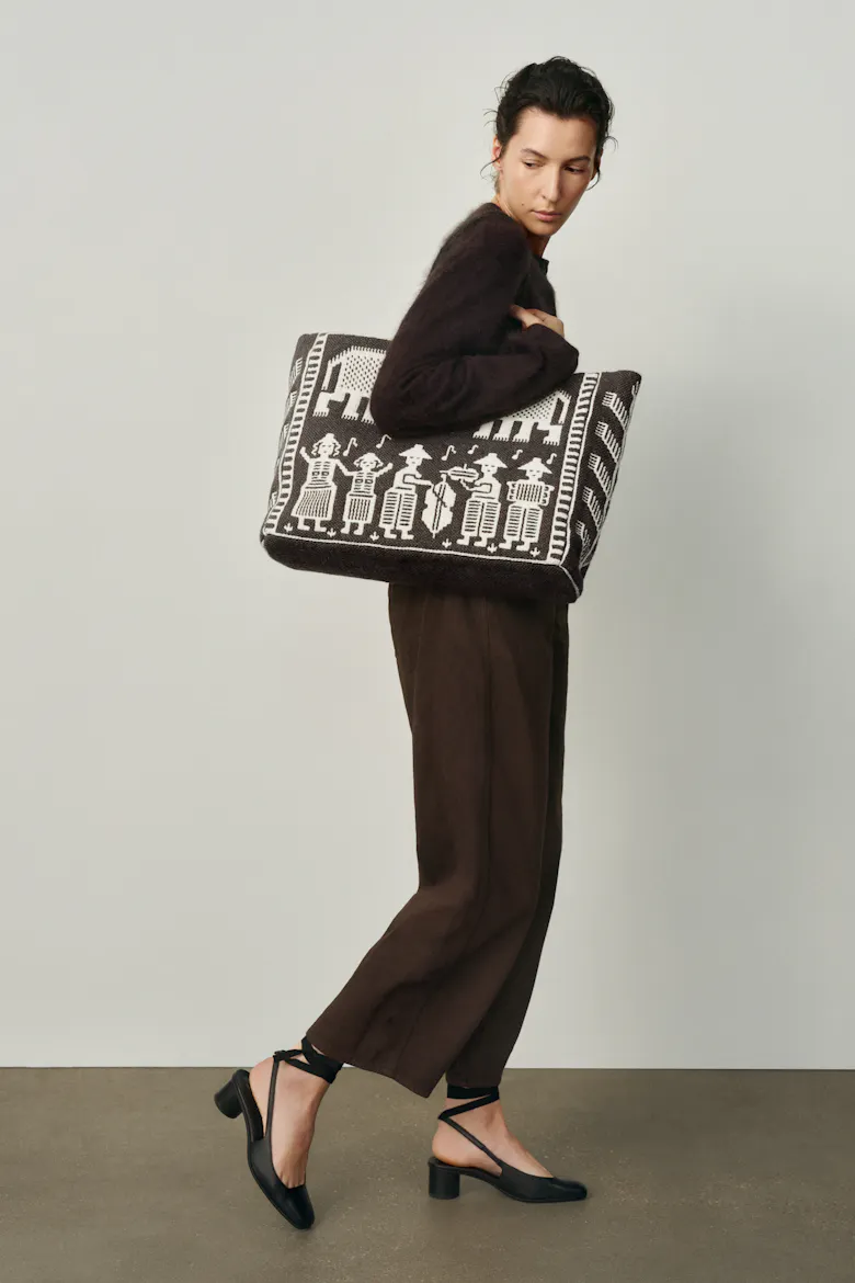 Double-warp Weave Bag from Podlasie