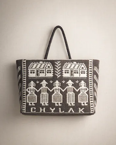 Double-warp Weave Bag from Podlasie