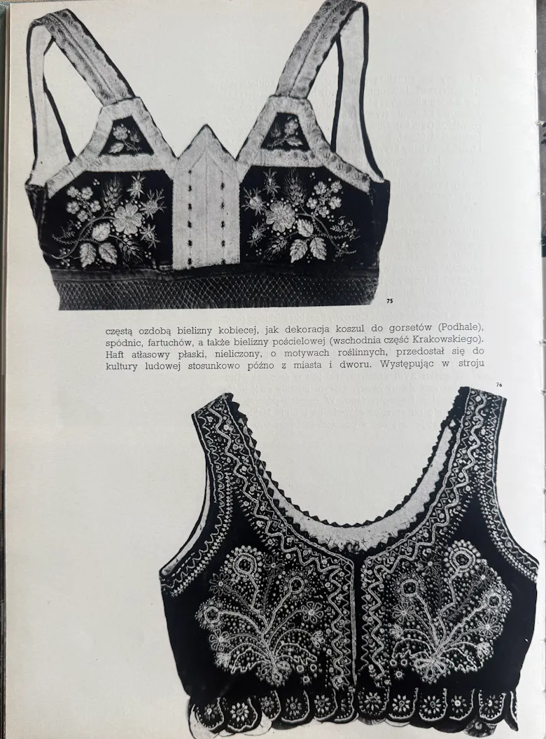 Bag with Beadwork “Silesian Flowers”