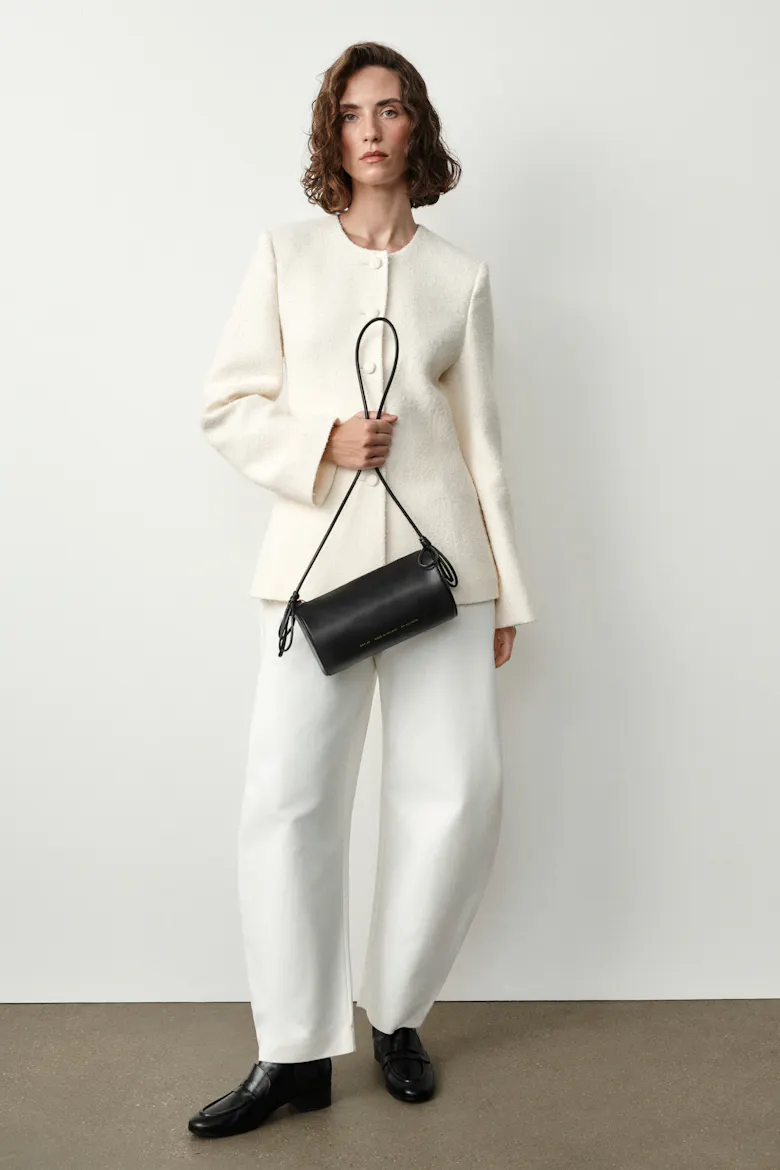 Barrel Shoulder Bag Black
