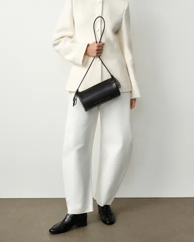 Barrel Shoulder Bag Black