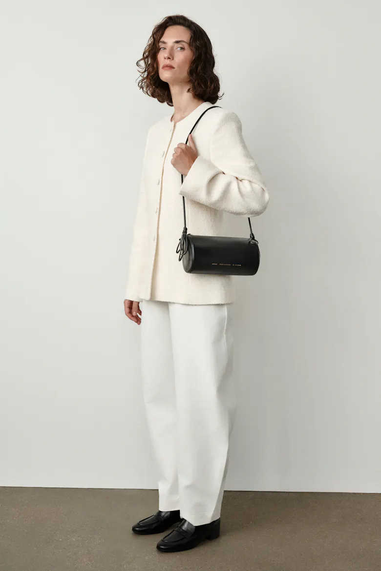 Barrel Shoulder Bag Black