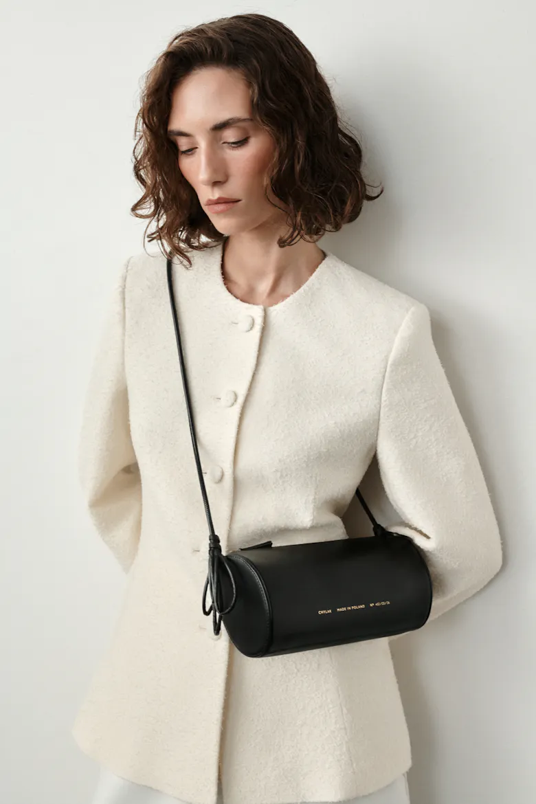 Barrel Shoulder Bag Black