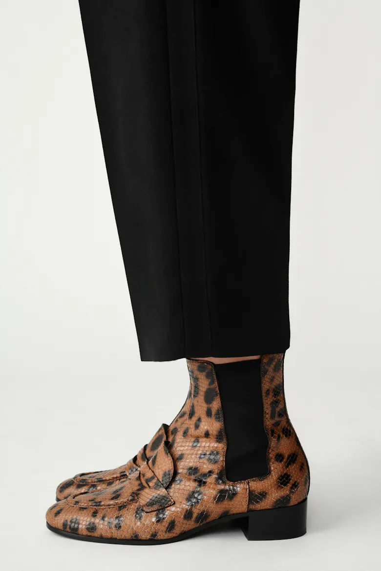 Loafer Booties “lynx”