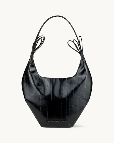 Lynx Hobo Bag “black eel”