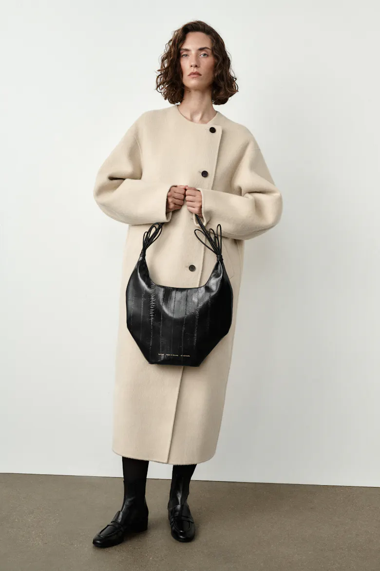 Lynx Hobo Bag “black eel”