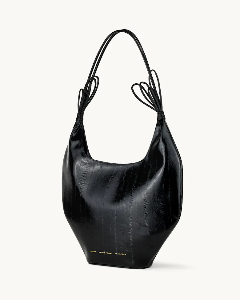 Lynx Hobo Bag “black eel”