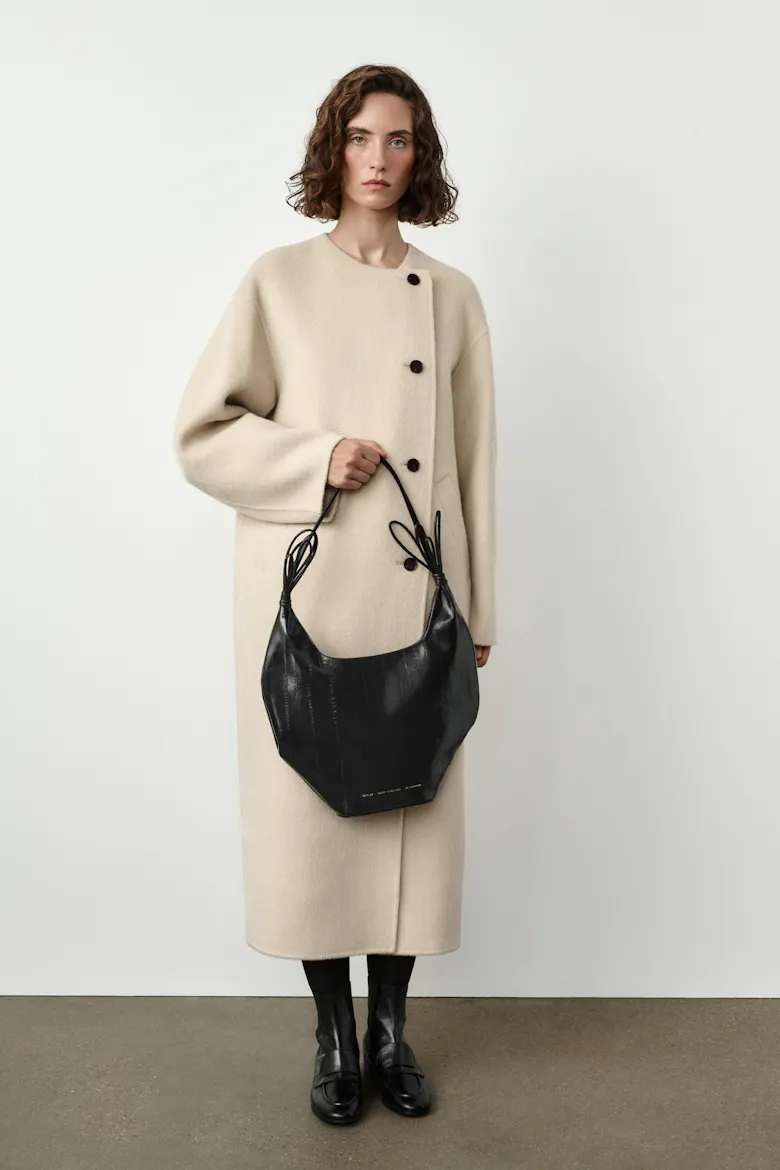 Lynx Hobo Bag “black eel”