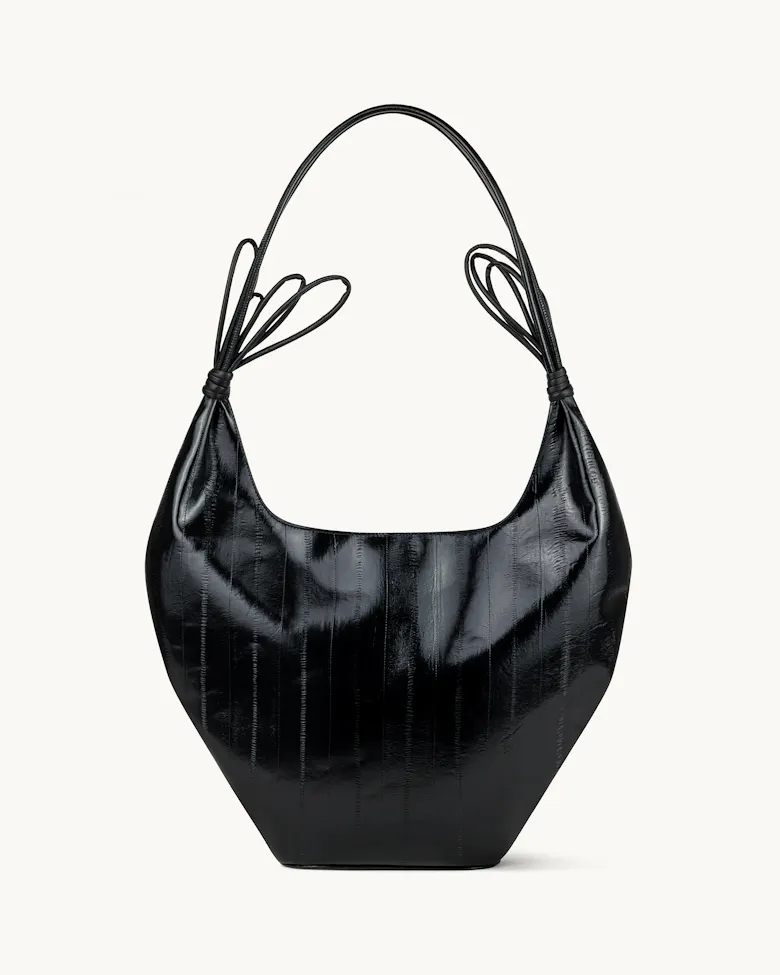 Lynx Hobo Bag “black eel”