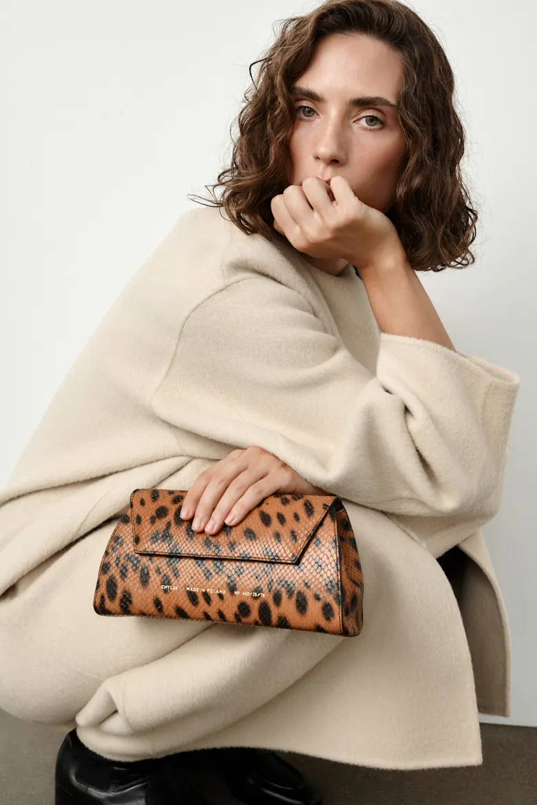 Small Envelope Clutch “lynx”