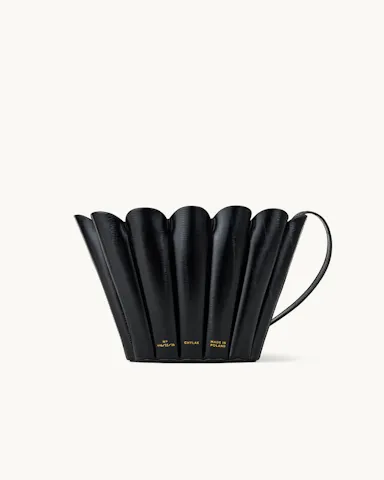 Small Shell Bag “black eel”