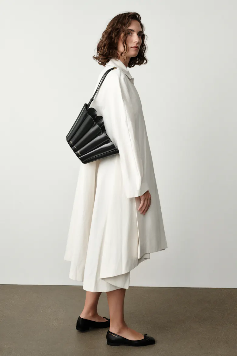 Small Shell Bag “black eel”