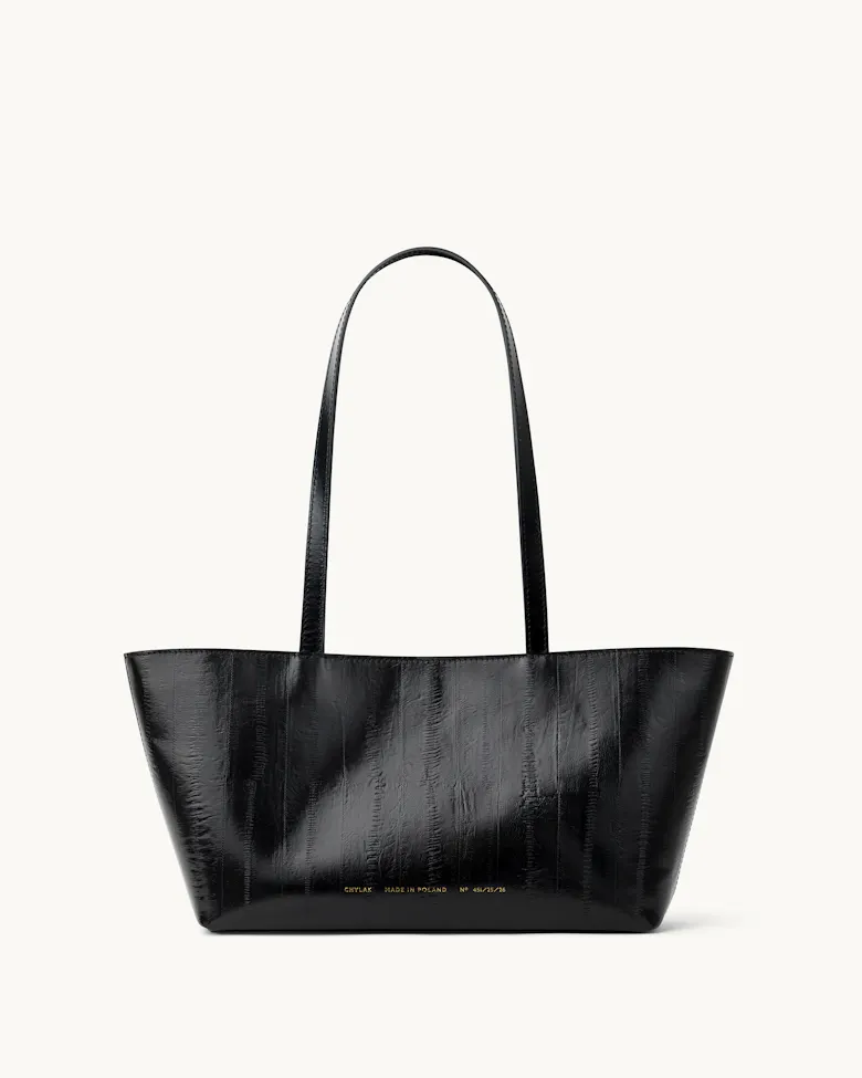 Small Shopper Bag “black eel”