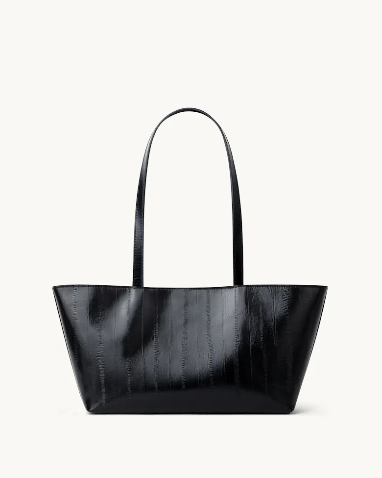 Small Shopper Bag “black eel”